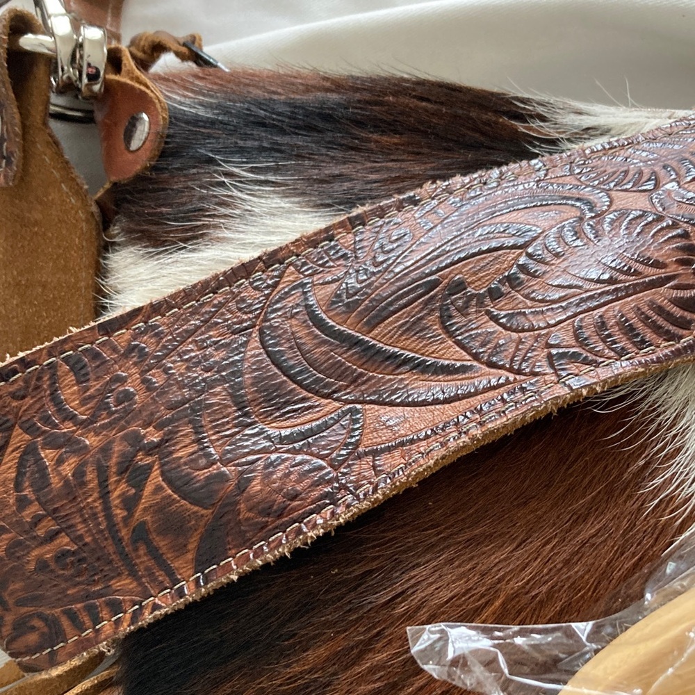 Cowhide Fringe Backpack - Picture 8 of 9